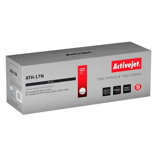 Activejet ATH-17N (repuesto HP 17A CF217A; Supreme; 1600 páginas; negro)