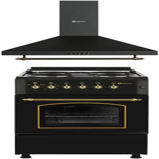 SOLTHERMIC® PACK NEGRO RÚSTICO COCINA ELÉCTRICA + CAMPANA DE 60