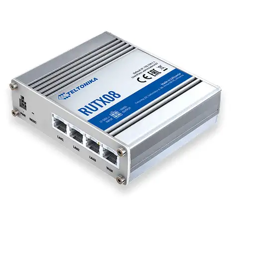 Teltonika RUTX08 router Gigabit Ethernet Acero inoxidable