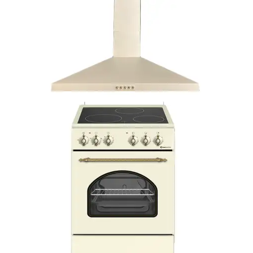 SOLTHERMIC® PACK COCINA VTC CREMA RÚSTICA 50X50 + CAMPANA H60P CREMA