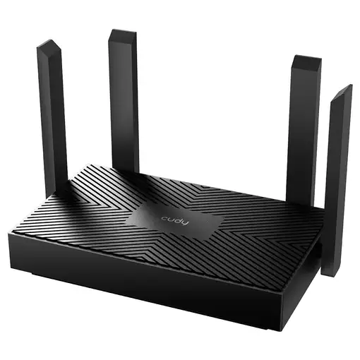 Cudy WR1500 router inalámbrico Gigabit Ethernet Doble banda (2,4 GHz / 5 GHz) Negr
