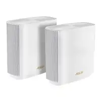 ASUS ZenWiFi AX (XT9) AX7800 2er Set Weiß Tribanda (2,4 GHz/5 GHz/5 GHz) Wi-Fi 6 (