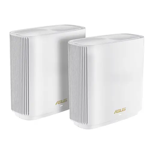 ASUS ZenWiFi AX (XT9) AX7800 2er Set Weiß Tribanda (2,4 GHz/5 GHz/5 GHz) Wi-Fi 6 (