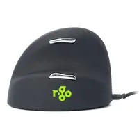 R-Go Tools Ratón ergonómico R-Go HE Break con software de pausa, grande (tamaño de