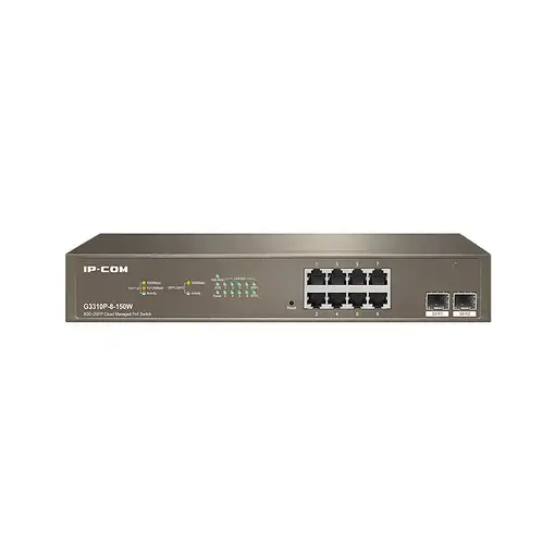 IP-COM Networks G3310P-8-150W switch Gestionado L2 Gigabit Ethernet (10/100/1000)
