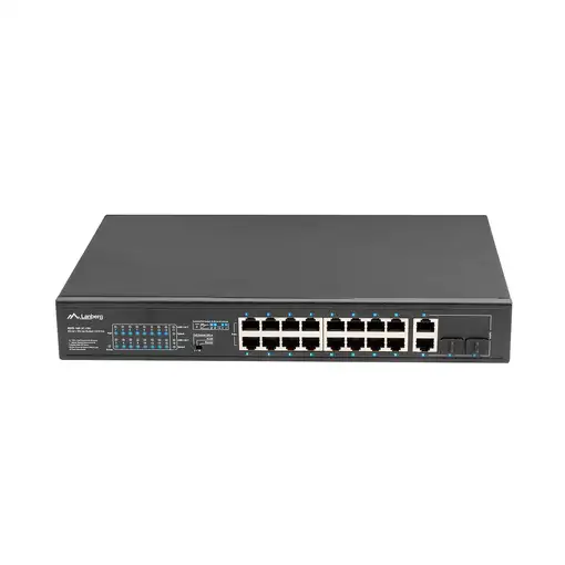 Lanberg RSFE-16P-2C-150 switch No administrado Gigabit Ethernet (10/100/1000) Ener