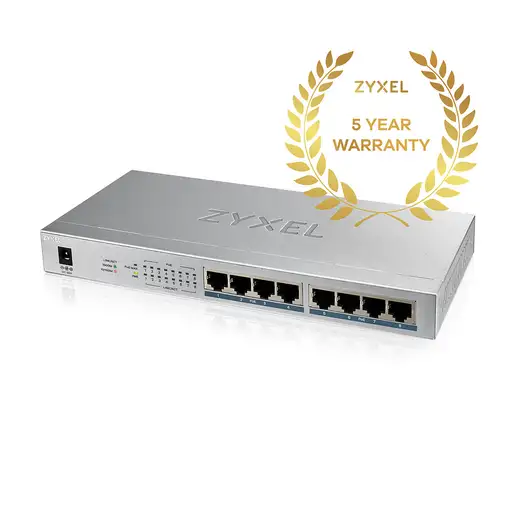 Zyxel GS1008HP No administrado Gigabit Ethernet (10/100/1000) Energía sobre Ethern