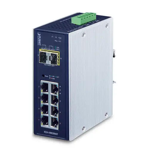 PLANET IGS-10020MT switch Gestionado L2+ Gigabit Ethernet (10/100/1000) Negro