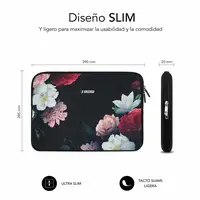 Funda Ordenador Neopreno Trendy Sleeve Neo Flowers 15.6\