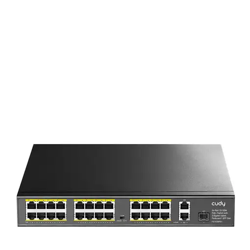 Cudy FS1026PS1 switch No administrado Gigabit Ethernet (10/100/1000) Energía sobre