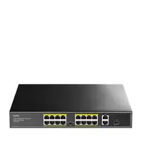 Cudy FS1018PS1 switch Fast Ethernet (10/100) Energía sobre Ethernet (PoE) Gris
