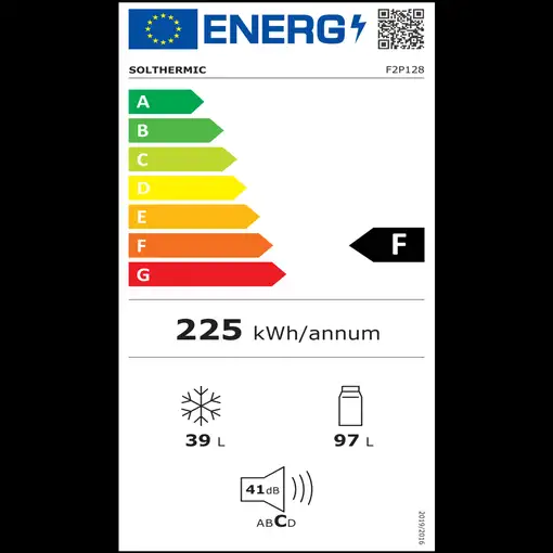 SOLTHERMIC® FRIGORIFICO BLANCO 1,28 F2P128E