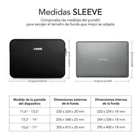 Funda Ordenador Business Laptop Sleeve Neoprene V2 15\ Negro