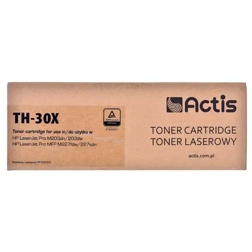 Actis Cartucho de tóner TH-30X (repuesto HP 30X CF230X; estándar; 3500 páginas; ne