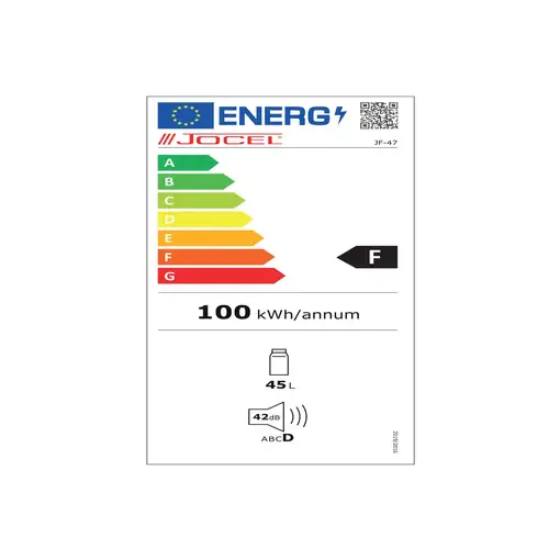 Mini Frigorifico 45l acero inoxidable, Jocel