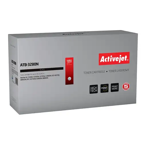 Activejet Cartucho de tóner ATB-3280N (repuesto Brother TN-3280; Supreme; 8000 pág