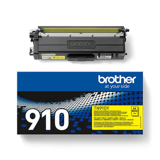Brother TN-910Y cartucho de tóner 1 pieza(s) Original Amarillo