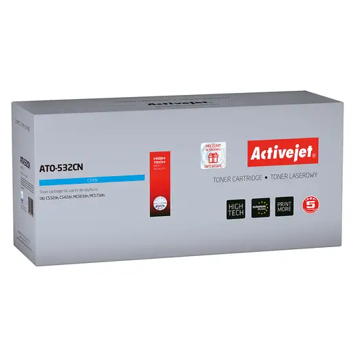 Activejet ATO-532CN (repuesto OKI 46490403; Supreme; 1500 páginas; azul)