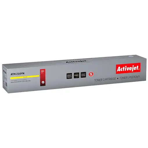 Activejet Cartucho de tóner ATM-216YN (reemplazo de Konica Minolta TN216Y; Supreme Activejet Cartucho de tóner ATM-216YN (reemplazo de Konica Minolta TN216Y; Supreme