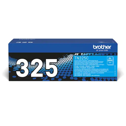 Brother TN-325C cartucho de tóner 1 pieza(s) Original Cian