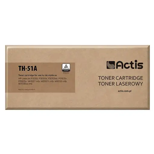 Actis Cartucho de tóner TH-51A (repuesto HP 51A Q7551A; estándar; 6500 páginas; ne