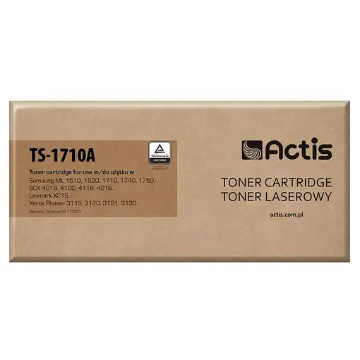 Actis TS-1710A cartucho de tóner 1 pieza(s) Compatible Negro Actis TS-1710A cartucho de tóner 1 pieza(s) Compatible Negro