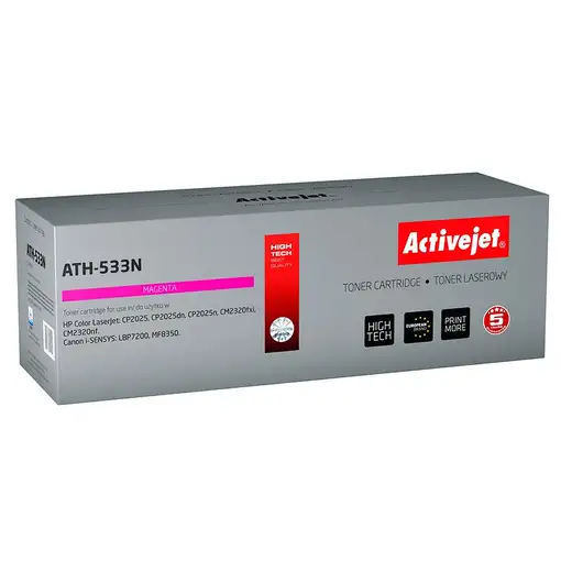 Activejet ATH-533N (repuesto HP 304A CC533A, Canon CRG-718M; Supreme; 3200 páginas
