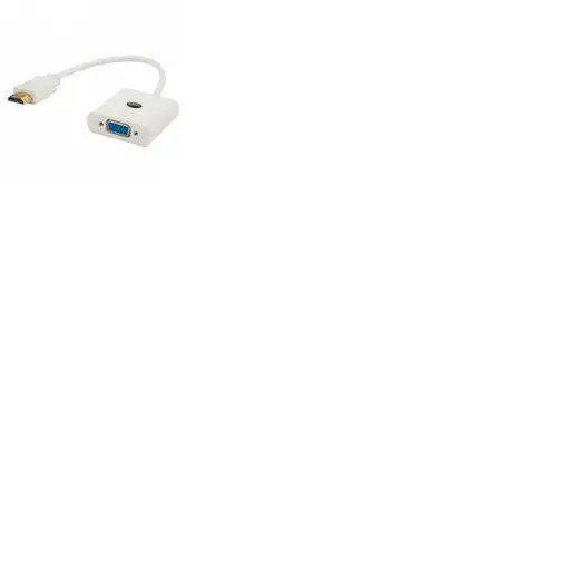 Savio CL-27B adaptador de cable de vídeo 0,1 m HDMI tipo A (Estándar) VGA (D-Sub)