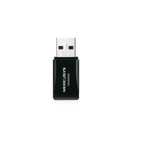 Mercusys MW300UM adaptador y tarjeta de red USB 300 Mbit/s