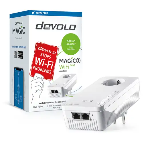 Devolo Magic 2 Wifi next Single 1200 Mbit/s Ethernet Blanco 1 pieza(s)