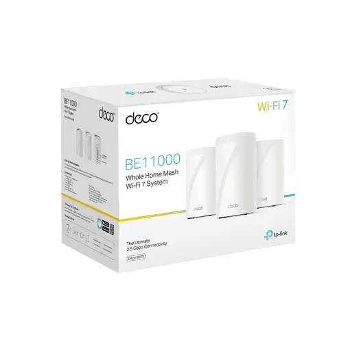 TP-Link Deco BE65 Tribanda (2.4 GHz / 5 GHz / 6 GHz) Wi-Fi 7 (802.11be) Blanco 4 I