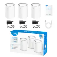 Cudy M3000 3-PACK sistema Wi-Fi Mesh (Wi-Fi en malla) Doble banda (2,4 GHz / 5 GHz