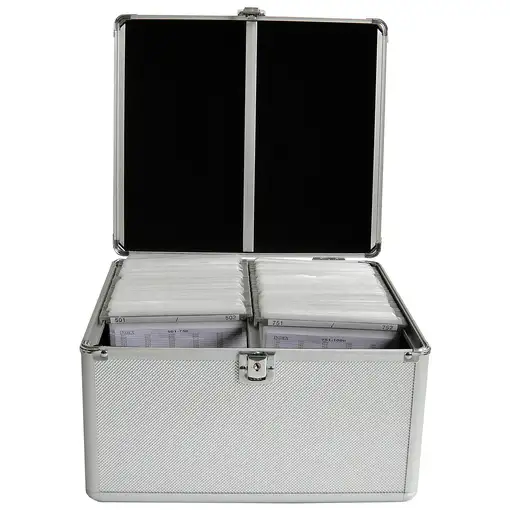 MediaRange BOX76 funda para discos ópticos Maleta rígida 300 discos Plata