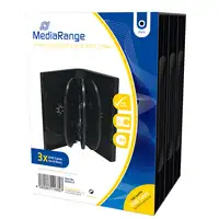 MediaRange BOX35-8 funda para discos ópticos Caja transparente para CD 8 discos Ne