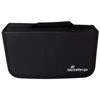 MediaRange BOX55 funda para discos ópticos Funda cartera 96 discos Negro