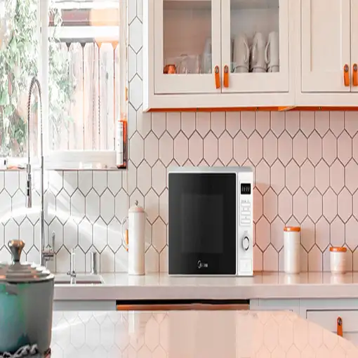 Midea MCM238GDWP microondas Blanco Microondas combinado Encimera 23 L 1250 W