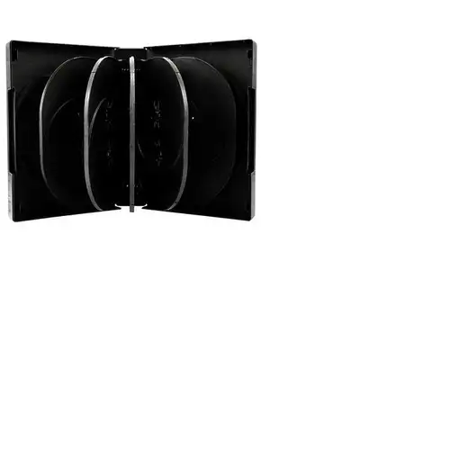 MediaRange BOX18 funda para discos ópticos Funda de DVD 12 discos Negro