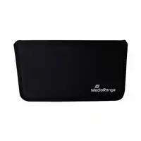 MediaRange BOX51 funda para discos ópticos Funda cartera 48 discos Negro