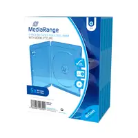 MediaRange BOX38 funda para discos ópticos Estuche de plástico para Blu-ray 1 disc
