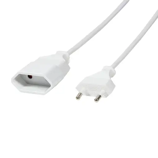 LogiLink 2m, 2xCEE 7/16 Blanco CEE7/16