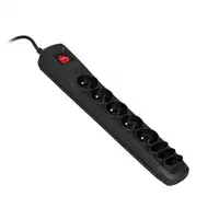 Activejet APN-8G/5M-BK base múltiple 8 salidas AC Interior Negro