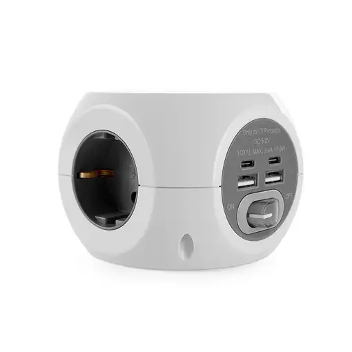 Orbegozo EN 4500 cargador de dispositivo móvil Universal Gris, Blanco Corriente al