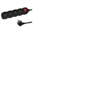 Esperanza ELK212K base múltiple 1,5 m 4 salidas AC Interior Negro