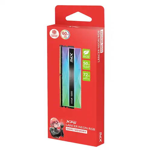 XPG Lancer Neon módulo de memoria 16 GB 2 x 16 GB DDR5 6400 MHz