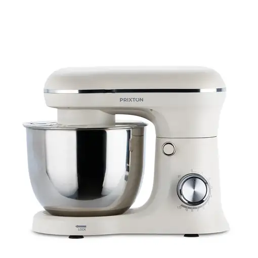 Batidora Amasadora KR250 PRIXTON (Bol Acero Inox. 5 Litros 1500 W - Crema)