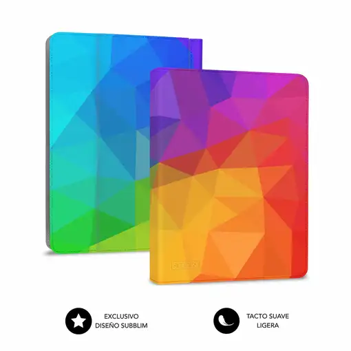 Funda Con Teclado Micro Usb Keytab Usb 11\ Triangulos