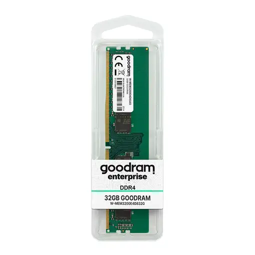 Goodram 32GB 3200MHz ECC UDIMM W-MEM3200E4D832G módulo de memoria 1 x 32 GB DDR4