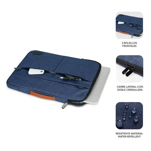 Funda para Portátil Air Padding 360 Sleeve 13.3 a 14\  Azul