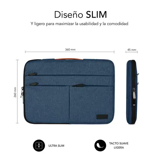 Funda para Portátil Air Padding 360 Sleeve 13.3 a 14\  Azul