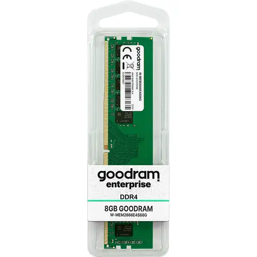 Goodram W-MEM2666E4S88G módulo de memoria 8 GB 1 x 8 GB DDR4 2666 MHz ECC
